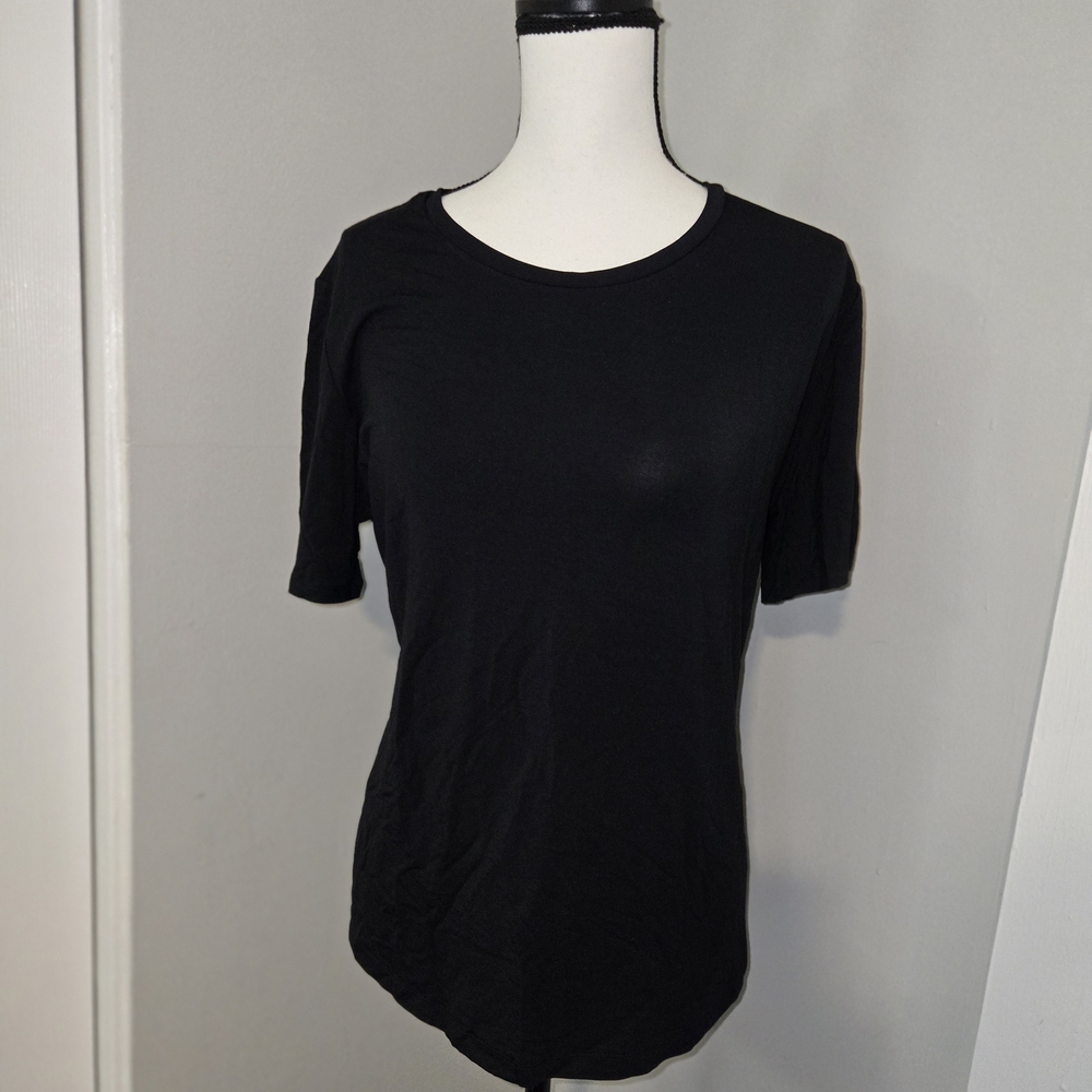 MeUndies Black Short Sleeve Women's Tee
